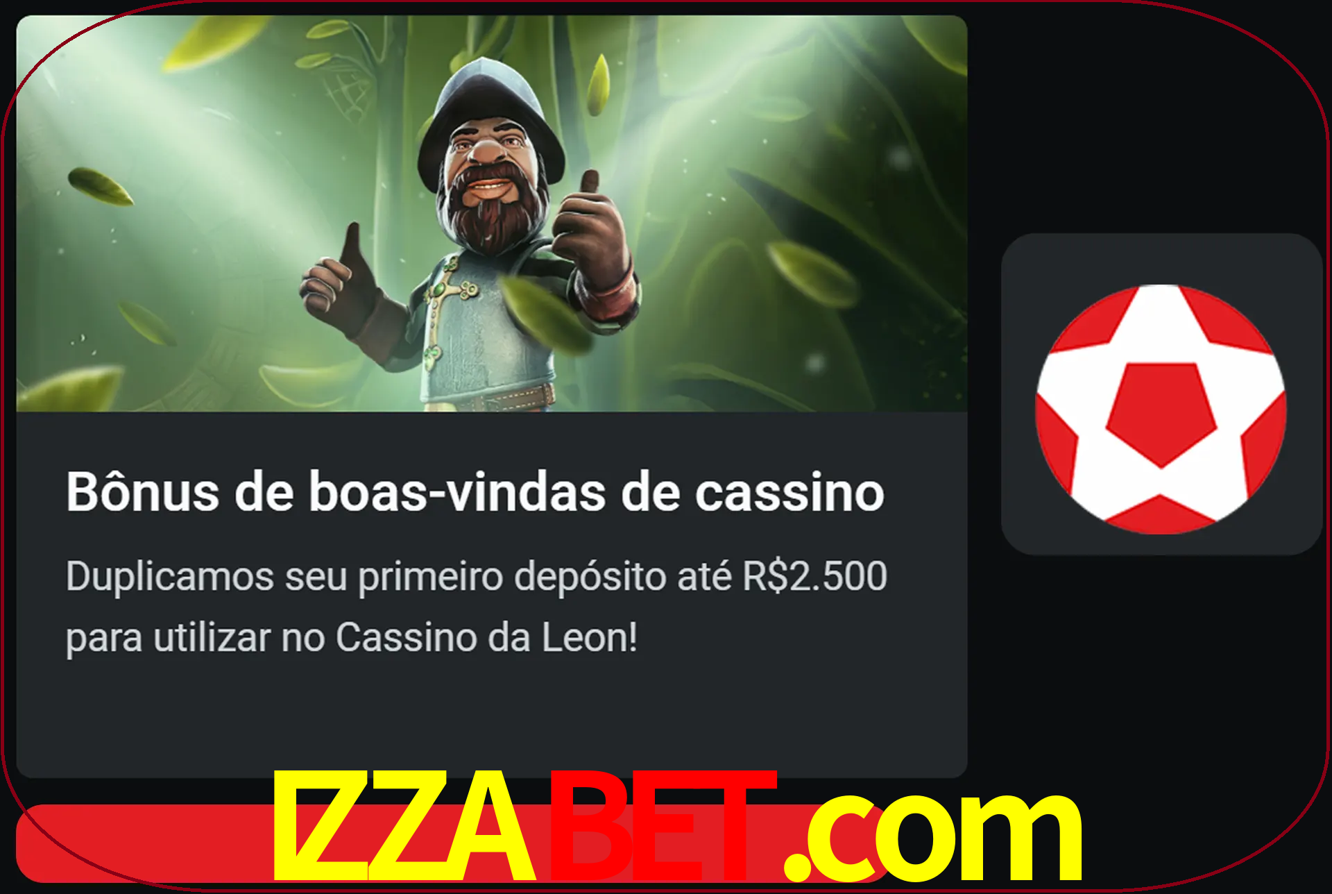 Receba seu dinheiro do bônus de boas-vindas após o primeiro depósito.