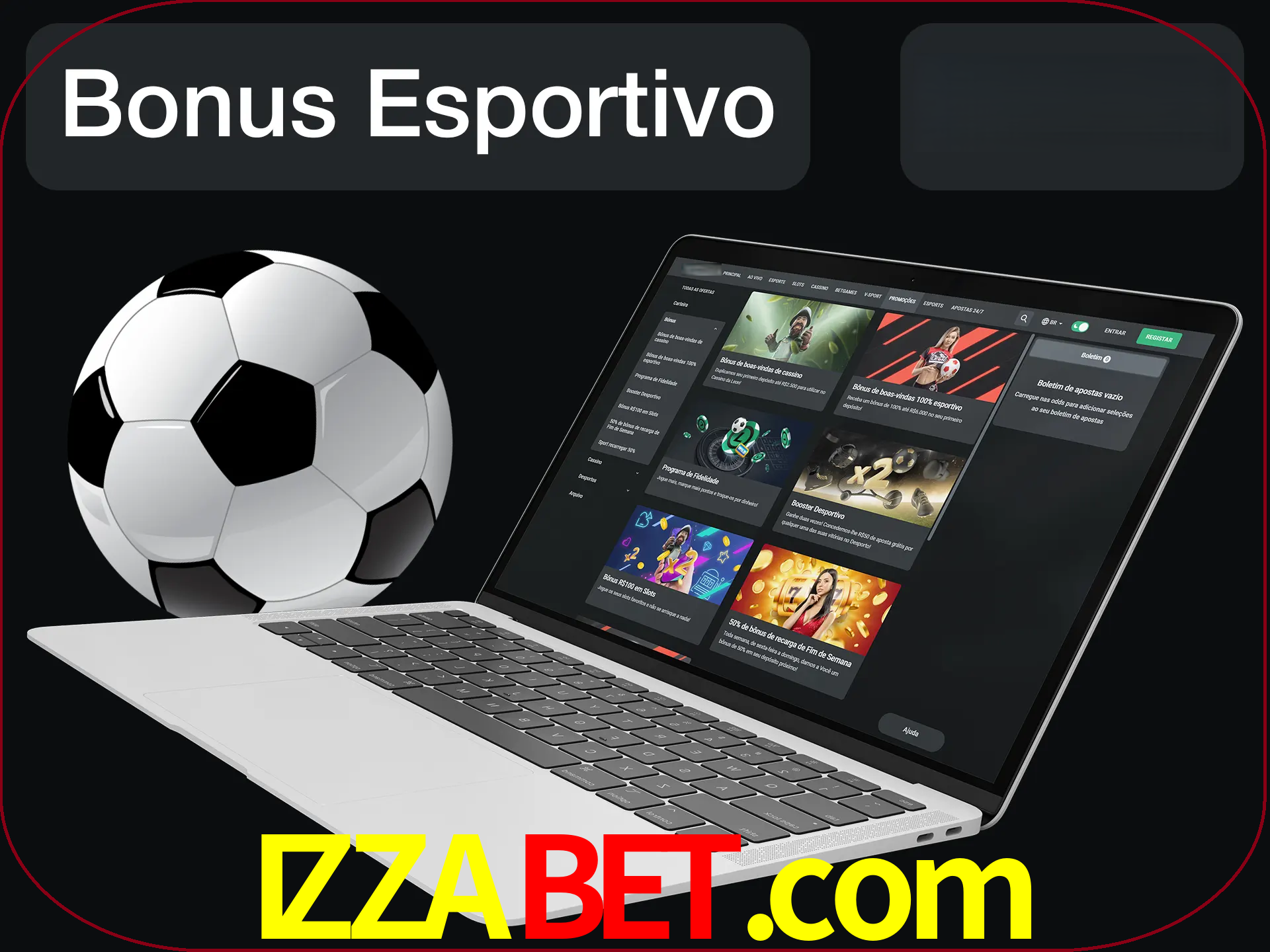 Antes de começar a apostar, use o bônus esportivo.